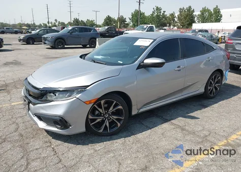 2019 Honda Civic Sport from USA, damaged, VIN 2HGFC2F88KH537936